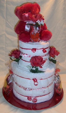 Sweetheart - Valentines Towel Cake